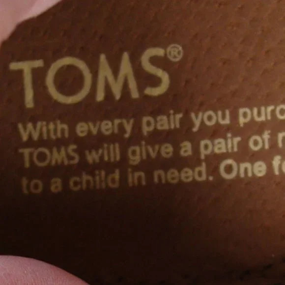 Toms Striped Casual Slip On Loafer Espadrille Flats blue Canvas, Size 6.5 - Picture 3 of 4